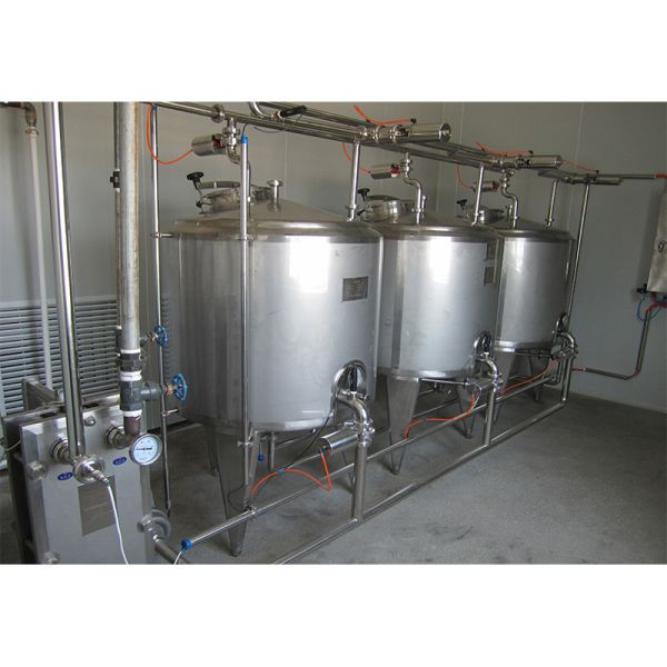 High Quality Customized CIP System For Fruit Processing Line Clean In Place Machine SUS304/316 With PLC