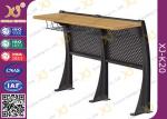 Gravity Return Folded Seat Lecture Hall Chair Table With Writing Board For
