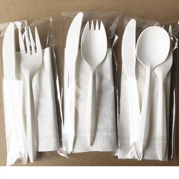 High Efficiency Paper Knife Fork Spoons Disposable Horizontal Pillow Packing Machine