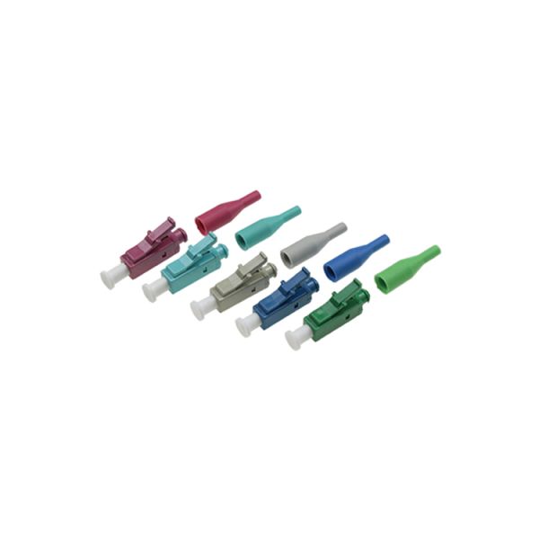 Compact Single Mode Simplex Optic Fiber Connector LC UPC APC 0.9mm FTTH Blue Green