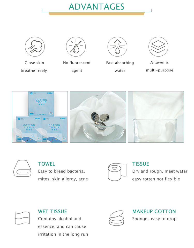 Nonwoven Disposable Face Towel