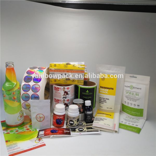 Adhesive Waterproof 3D Shrink Sleeve Labels