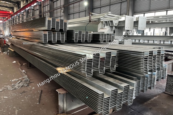 Long-Span S350 Galvanized Composite Bridge Decking, 4mm Permanent Formwork