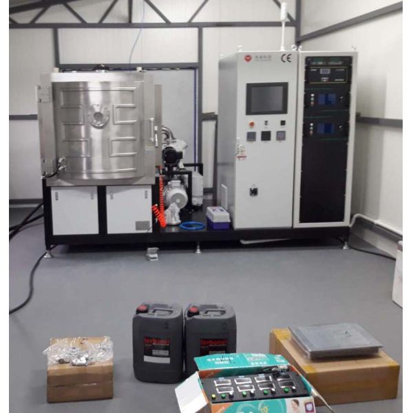 Aluminum Car Rims Chrome Magnetron Sputtering Deposition Machine