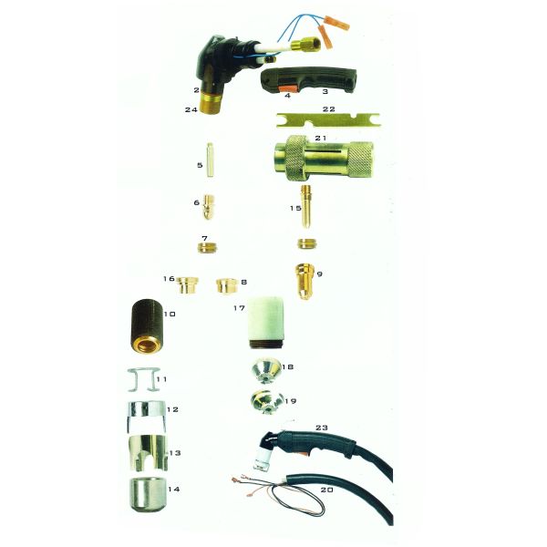40 PSI Plasma Cutting Torch , High Reliability Electric Plasma Torch