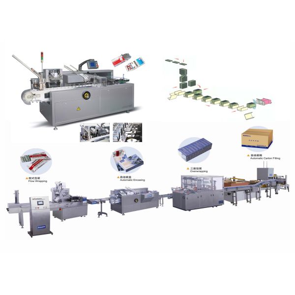Alu PVC Blister Plate Packing Automatic Cartoning Machine Siemens Controlling System