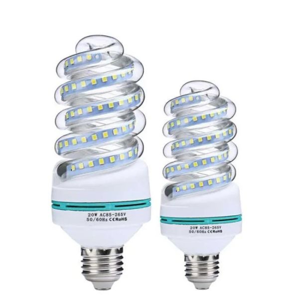 E27 B22 High Power Led Bulbs Spiral Corn Led Energy Saving Light