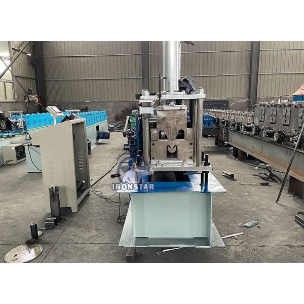 Automatic Guide Rail Roll Forming Machine for galvanized steel C guide rails with adjustable thickness and customizable size options