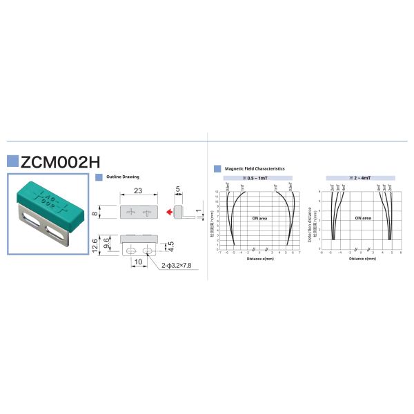 Automation Equipment Micro Composite Magnet for High Precision Positioning Sensor Magnets Object Positioning Distance Detection