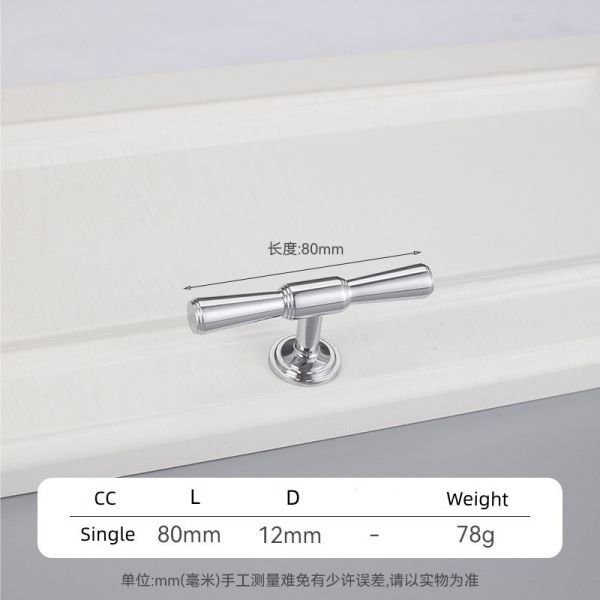 Elegant Zinc Alloy Silver 128mm Handle And Knobs With Ergonomic Design