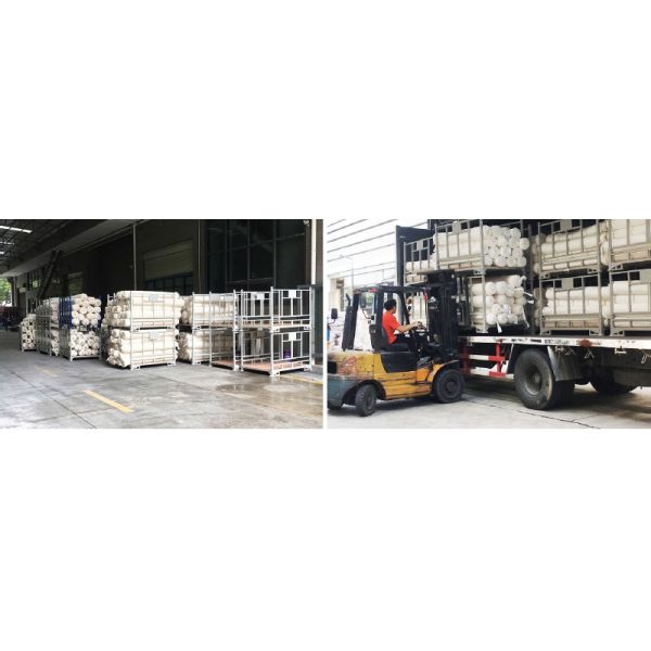A19: Foldable Stacking rack Demountable Stacking rack for Canvas Textile Rolls Fabric Stackable Rack