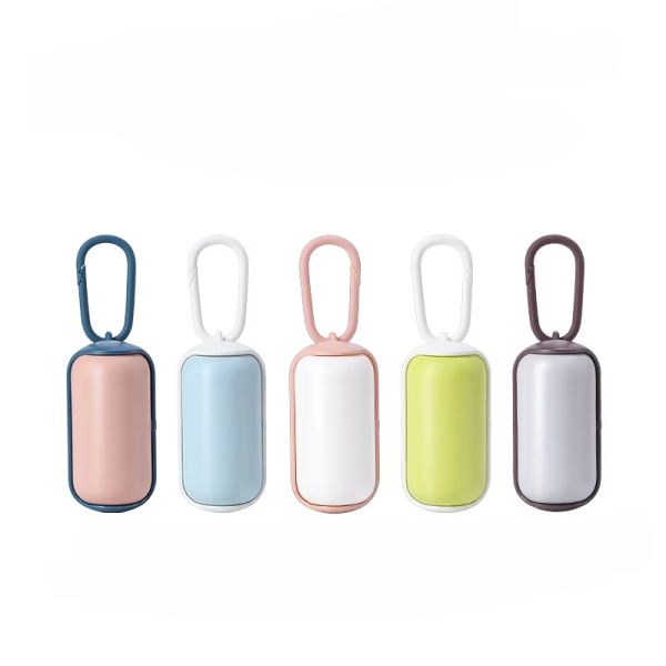 Customizable Clean-up Solution Portable Eco Friendly Biodegradable Pet Waste Poop Bag Roll Dispenser for Small Animals