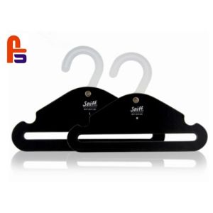 100% Recyclable Custom Cardboard Hangers Pants Trousers Laminated With Clips