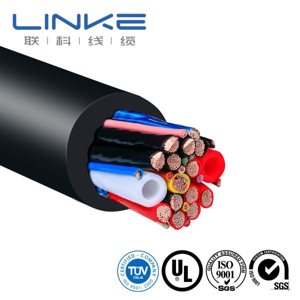 1000V Customized Copper Conductor EV Charging Cable with Energy Liquid Cooled TPU Sheath