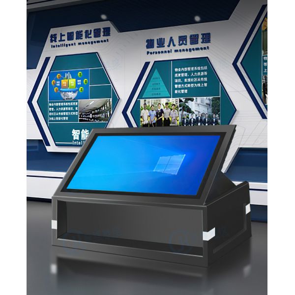 43" Indoor Interactive Smart Touch Screen Coffee Table for Restaurant Lifting Touch Table