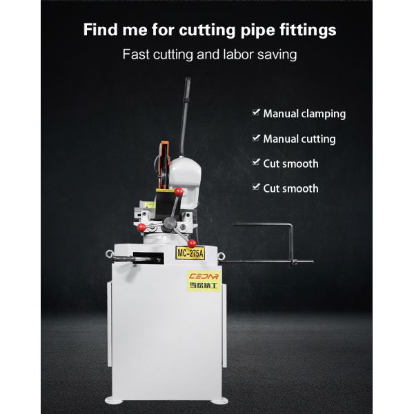 Round Pipe And Square Pipe Cutting Machine 275A Manual Pipe Cutting Machine