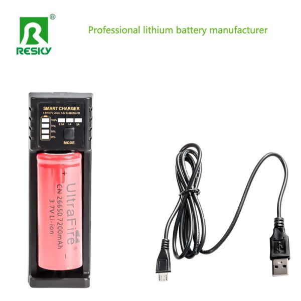 Intelligent Rechargeable Cell Charger For Li-ion 14500 18500 18650 26650 Battery