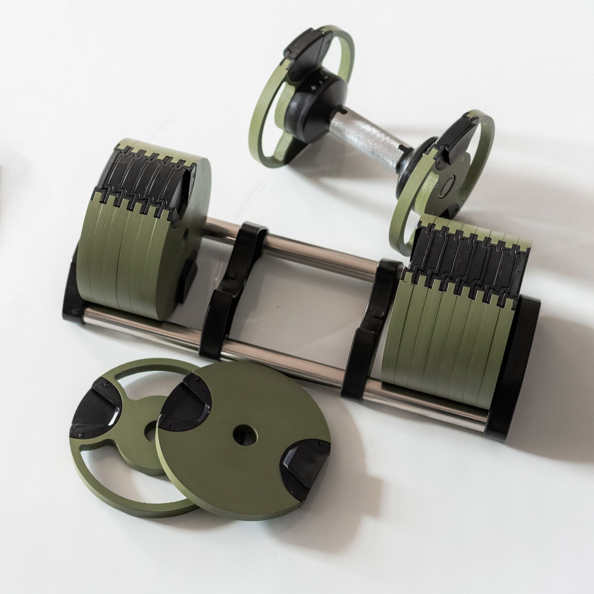 Quick-Adjust Cast Iron Dumbbell