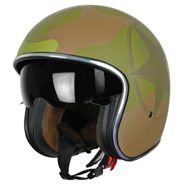Customized Logo Accepted XL ECE Certified Classic Design Open Face Motorcycle Helmet