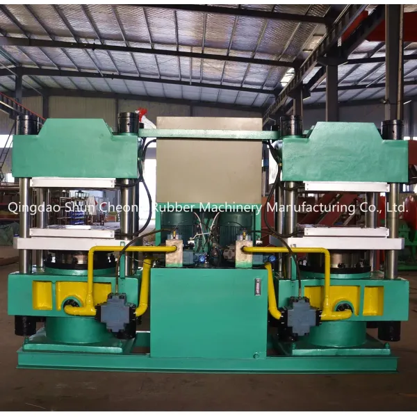Duplex Vulcanizing Press with PLC Automatic and Electric Heating Plate
