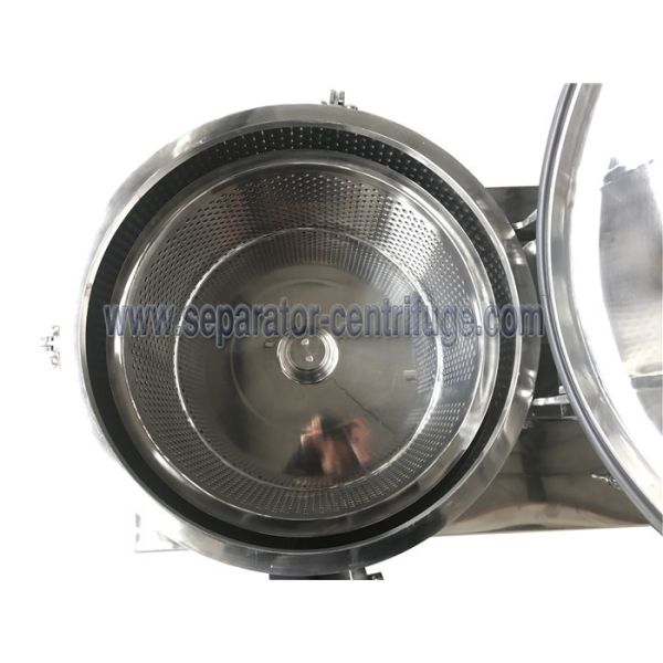 Jacketed Flooded Vertical Centrifuge For Closed Loop Alcohol Extraction System