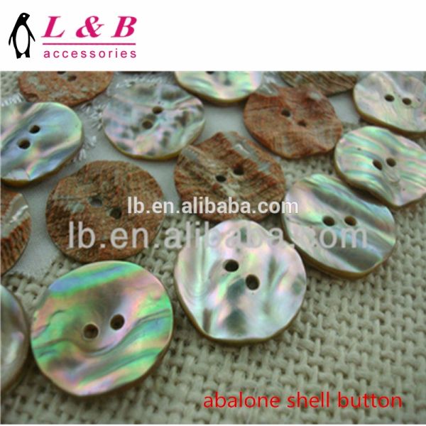 popular high quality 2holes ayoya natural shell button river shell button