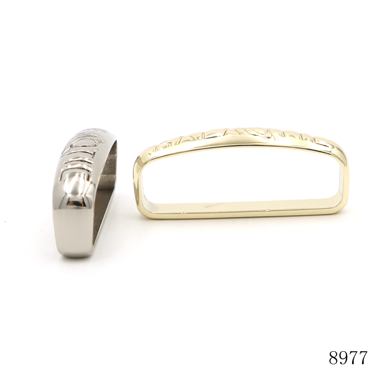 40mm D Shape Belt Keeper | Custom Engraving Logo Belt Loop Slider