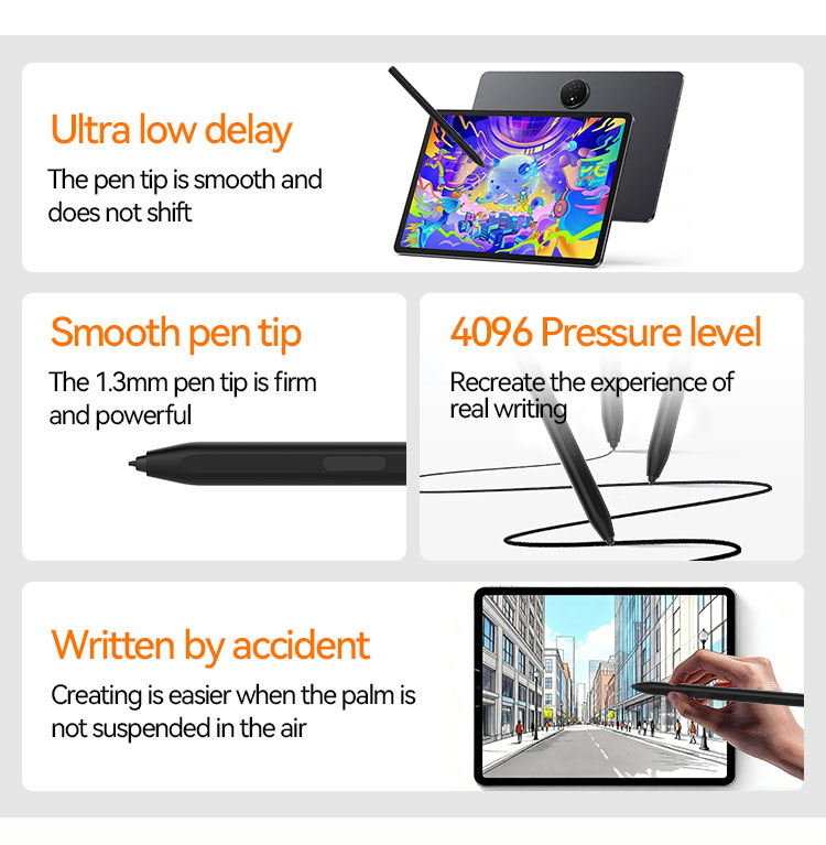 NEW 4096 Pressure Sensitive Stylus Pen Replaceable Touch Pen Compatible with Samsung Tab Ultra S Pen