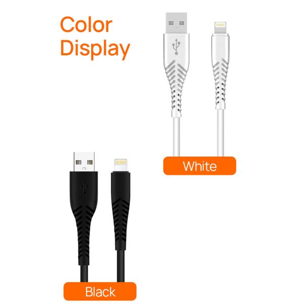 Apple PVC USB Lightning Charging Cable PD 2.4A MFI Certified