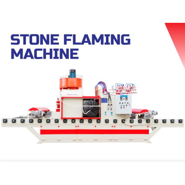 LINSING Flamed Stone Finish Processing Machine for Chiseled Rough Picking Granite Slab