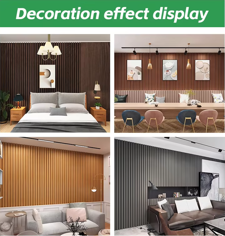 16Cm Panel Wpc Decorativo Pared Wpc Great Wall Panel For Interior