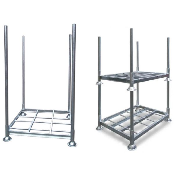 C06：Detachable Warehouse Storage Hot Dip Galvanized Steel Large Stackable Metal Steel Post Pallet Rack