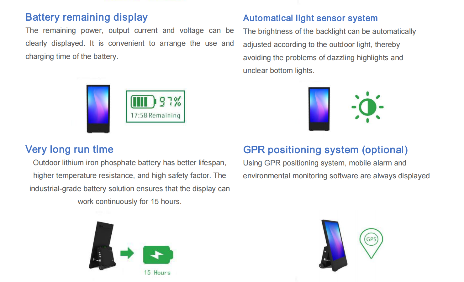 Portable Smart Touch 43inch LCD Digital Poster for HD Integrated Vertical Advertising Display