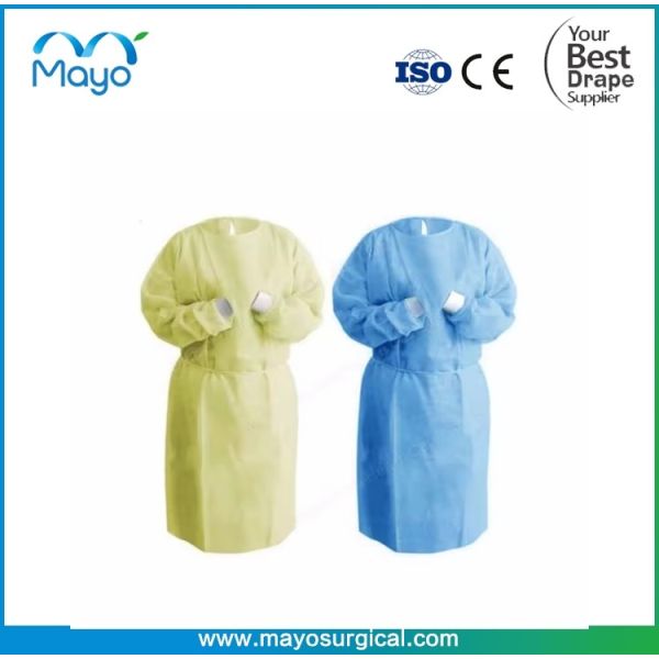 NON STERILE ISOLATION GOWN IN POLYPROPYLENE 30G/M²