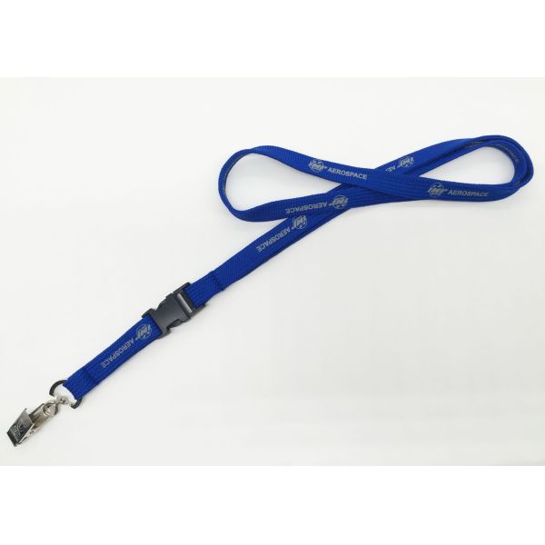 Custom Logo Cotton Polyamide Silk Screen Lanyards For Exhibitions