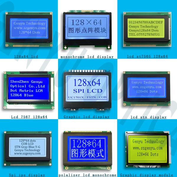 Dot matrix graphic custom LCD display module