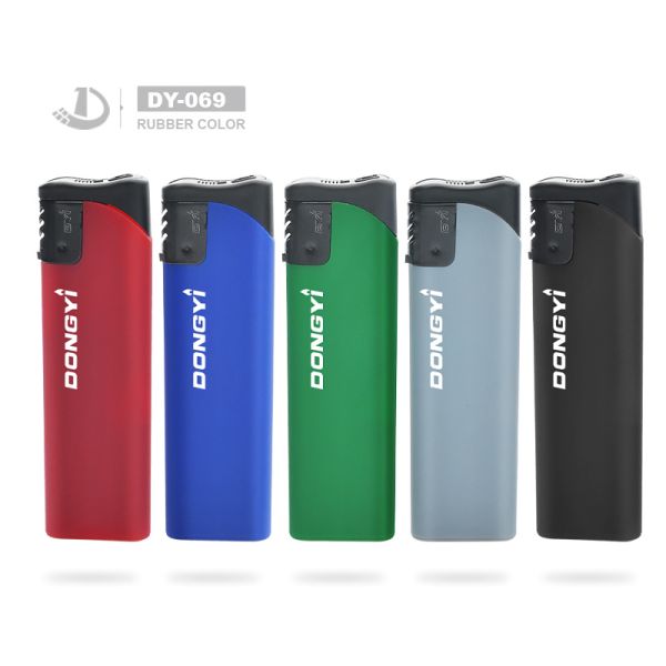 Electronic Cr Flip Plastic Lighter Dy-069 Cigarette Lighter with Customized Request