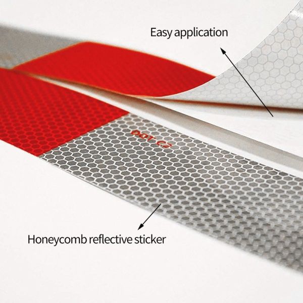 DOT C2 Conspicuity Making Reflective Warning Tape Hi Vis For Trailers