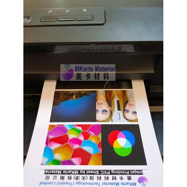 0.18mm Double Sided Inkjet Printable PVC Sheets
