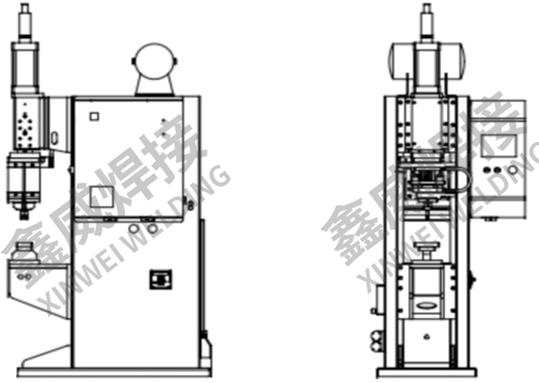 Industrial Medium Frequency Pneumatic Projection Multi Point Resistance Welders