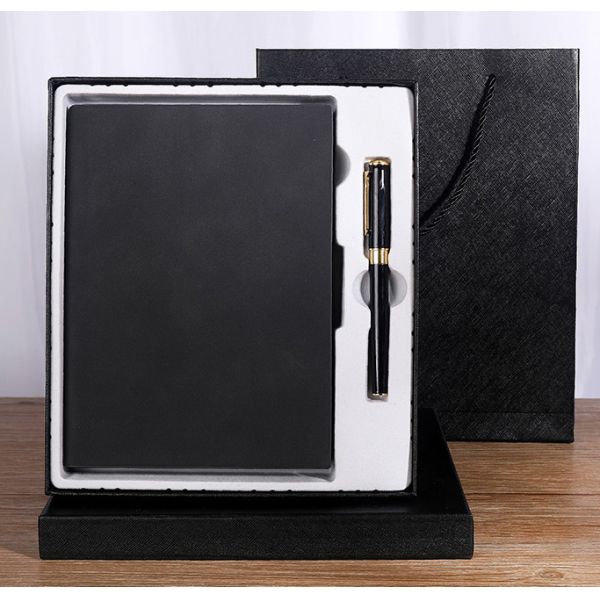 Business Gift Box A5 Thickened Soft Leather Notebook with Customized Logo Notepad