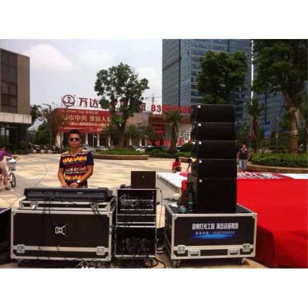 Plastic Active Line Array Speaker System 8 Inch Powered Speakers