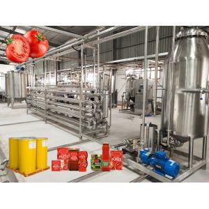 High Temperature Resistance Tomato Processing Line with Customized Capacity and