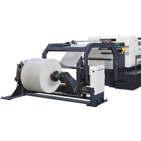 Servo Rotary Automatic Paper Roll To Sheet Cutting Machine 1400mm Width