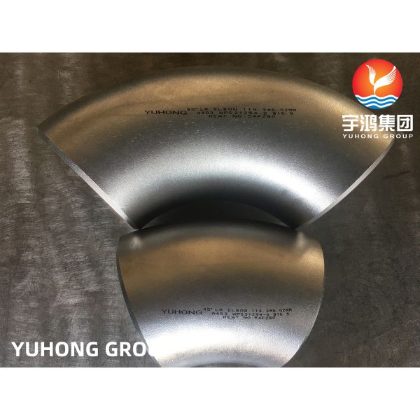 ASTM A403 WPS31254 Stainless Steel Seamless Fitting Elbow Buttwelded