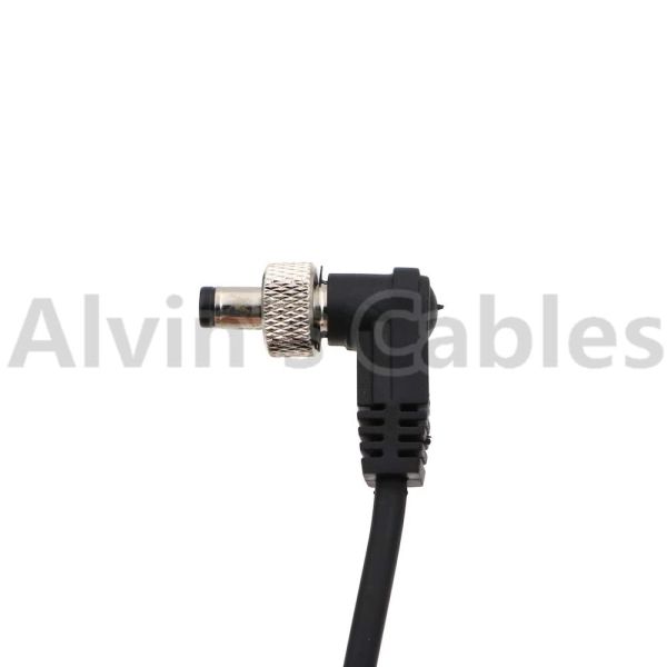 Rotatable Right Angle Camera Power Cable 2 Pin For Atomos Shinobi Ninja V Monitor