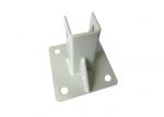 Floor Welded Aluminium Profile Accessories Apply To Mount Base Plates Support