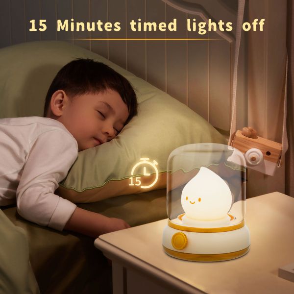Built-in Lithium Battery Modern Touch Sensor Dimmable Led Night Light for Small Spaces