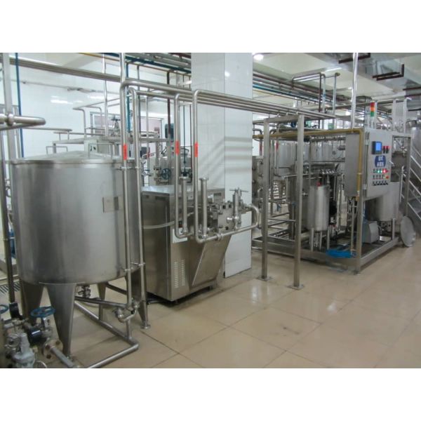 High Cost Performance Customized Flavored Milk Production Plant Complete Banana/Vanilla Milk Processing Line Milk Machine With PLC