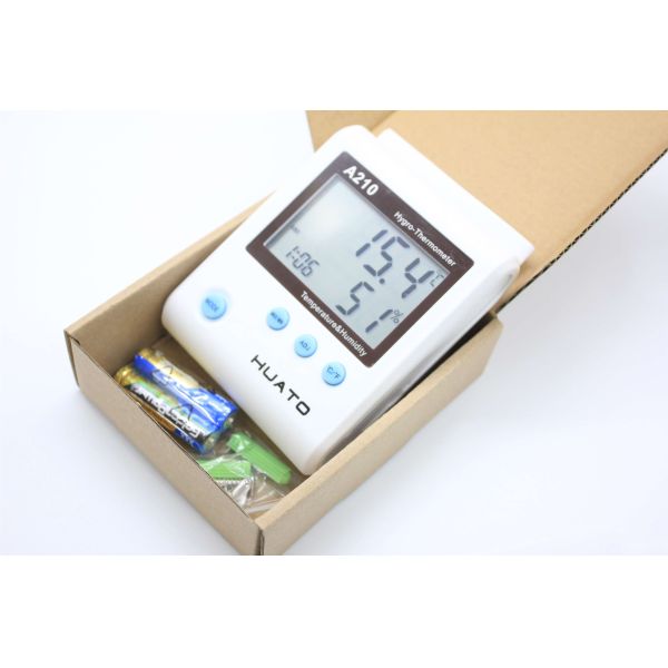 High Efficient Digital Thermometer Hygrometer For Hydroponics / Greenhouse / Gardening